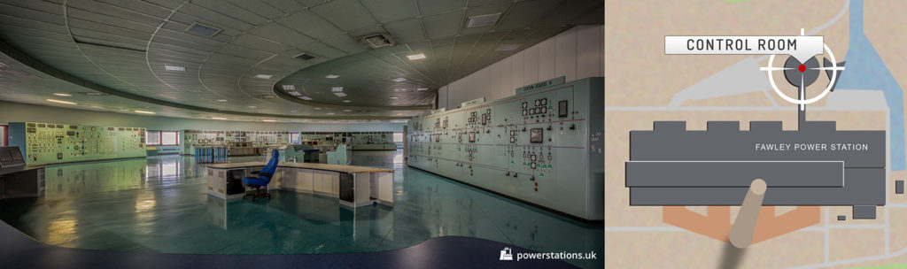 Fawley Power Station Control Room