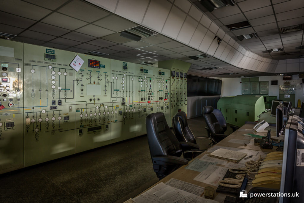 Control room with the 11Kv board at the back